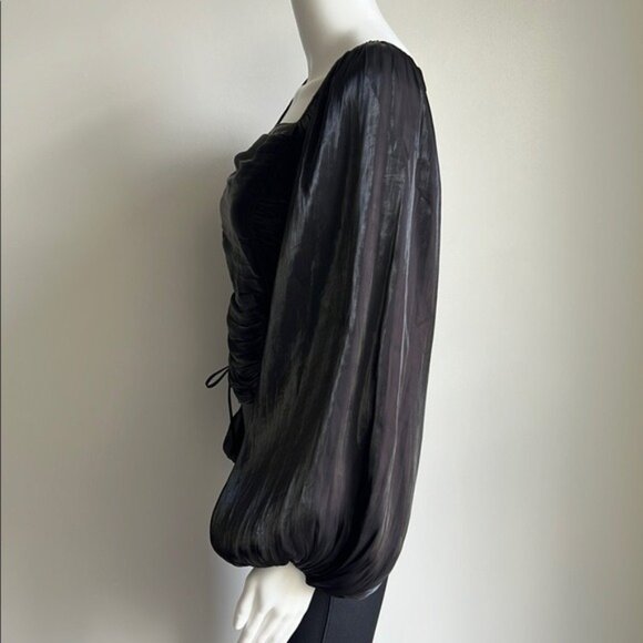 Line & Dot Peyton Blouse in Black - XS - Picture 2 of 8